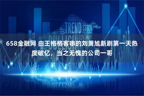 658金融网 由王格格客串的刘萧旭新剧第一天热度破亿，当之无愧的公司一哥