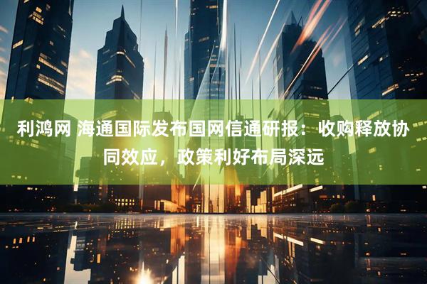 利鸿网 海通国际发布国网信通研报：收购释放协同效应，政策利好布局深远