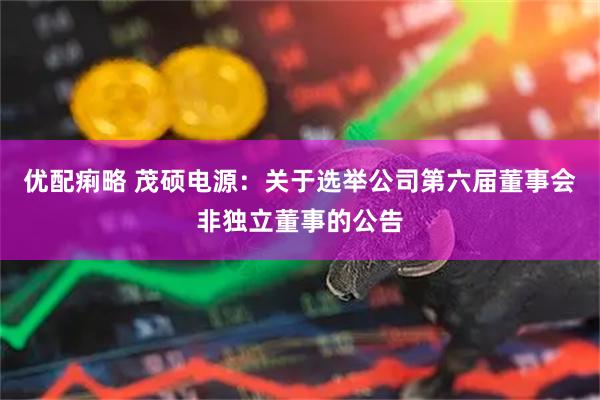 优配痢略 茂硕电源：关于选举公司第六届董事会非独立董事的公告