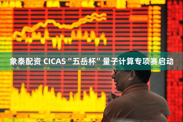 象泰配资 CICAS“五岳杯”量子计算专项赛启动