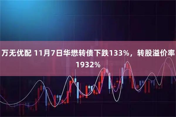 万无优配 11月7日华懋转债下跌133%，转股溢价率1932%